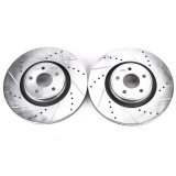 Power Stop 13-18 Ford Focus Front Evolution Drilled & Slotted Rotors - Pair thumbnail 2