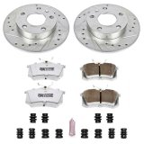 Power Stop 02-06 Audi A4 Rear Z26 Street Warrior Brake Kit thumbnail 1