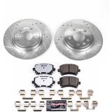 Power Stop 05-09 Audi A4 Rear Z26 Street Warrior Brake Kit thumbnail 1