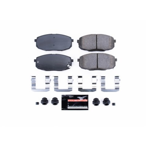 Power Stop 09-12 Hyundai Elantra Front Z23 Evolution Sport Brake Pads w/Hardware thumbnail 1