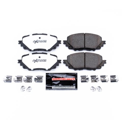 Power Stop 17-19 Fiat 124 Spider Front Z26 Extreme Street Brake Pads w/Hardware thumbnail 1