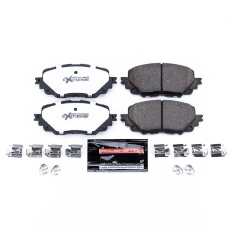 Power Stop 17-19 Fiat 124 Spider Front Z26 Extreme Street Brake Pads w/Hardware thumbnail 2