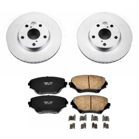 Power Stop 01-05 Toyota RAV4 Front Z17 Evolution Geomet Coated Brake Kit thumbnail 1