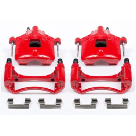 Power Stop 97-05 Buick Century Front Red Calipers w/Brackets - Pair thumbnail 2