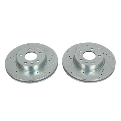 Power Stop 13-18 Cadillac ATS Front Evolution Drilled & Slotted Rotors - Pair thumbnail 1