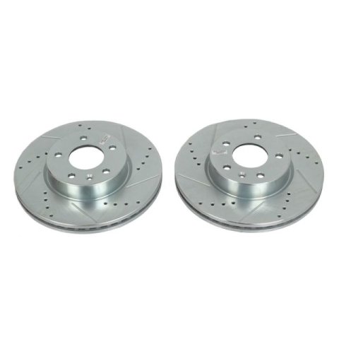 Power Stop 13-18 Cadillac ATS Front Evolution Drilled & Slotted Rotors - Pair thumbnail 2