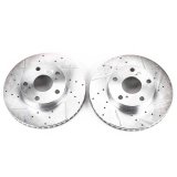 Power Stop 05-15 Toyota Tacoma Front Evolution Drilled & Slotted Rotors - Pair thumbnail 1