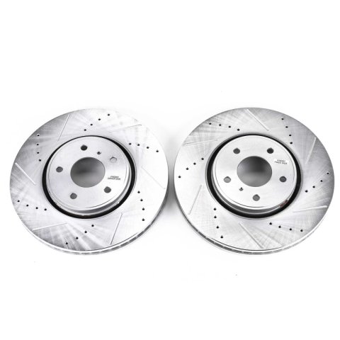 Power Stop 05-12 Infiniti FX35 Front Evolution Drilled & Slotted Rotors - Pair