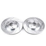 Power Stop 09-14 Acura TL Front Evolution Drilled & Slotted Rotors - Pair thumbnail 1