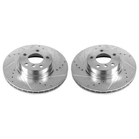 Power Stop 11-17 BMW X3 Front Evolution Drilled & Slotted Rotors - Pair thumbnail 2