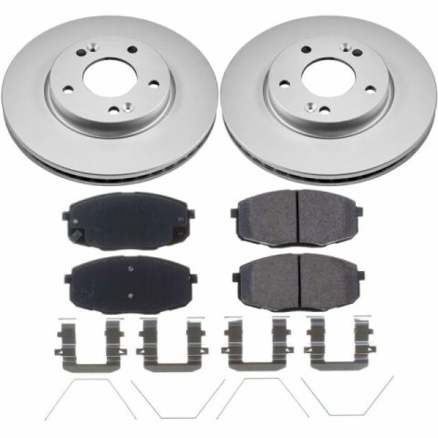 Power Stop 17-19 Kia Soul Front Z17 Evolution Geomet Coated Brake Kit thumbnail 1