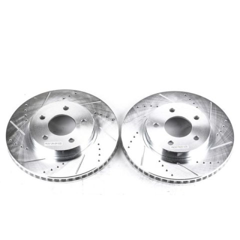 Power Stop 05-06 Chevrolet Equinox Front Evolution Drilled & Slotted Rotors - Pair thumbnail 2