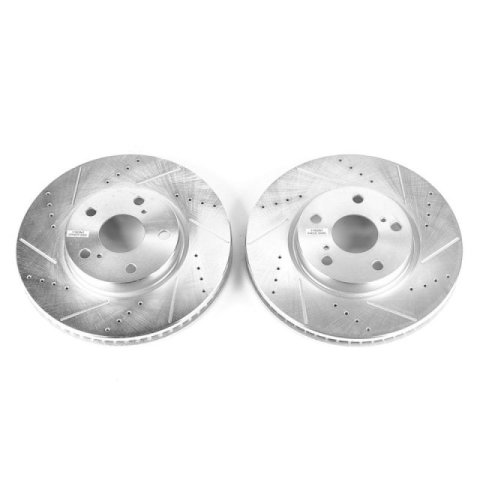 Power Stop 2006 Lexus GS300 Front Evolution Drilled & Slotted Rotors - Pair thumbnail 2