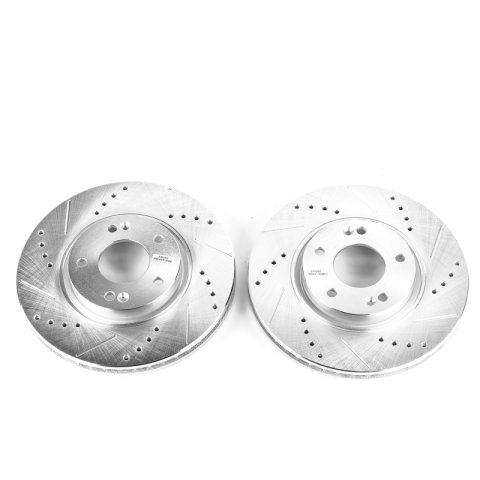 Power Stop 06-15 Hyundai Sonata Front Evolution Drilled & Slotted Rotors - Pair thumbnail 1