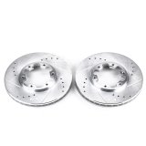 Power Stop 03-04 Nissan Frontier Front Evolution Drilled & Slotted Rotors - Pair thumbnail 1