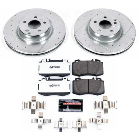 Power Stop 07-09 Mercedes-Benz E550 Front Z26 Street Warrior Brake Kit thumbnail 1