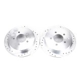 Power Stop 00-02 Ford Expedition Rear Evolution Drilled & Slotted Rotors - Pair thumbnail 2