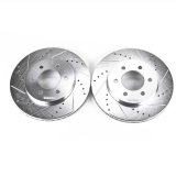 Power Stop 02-06 Ford Expedition Front Evolution Drilled & Slotted Rotors - Pair thumbnail 1