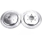 Power Stop 02-06 Ford Expedition Rear Evolution Drilled & Slotted Rotors - Pair thumbnail 2