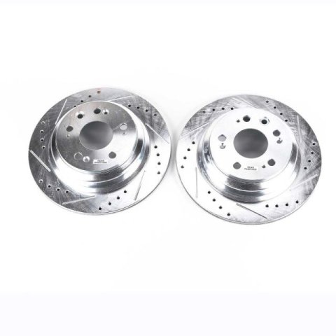 Power Stop 05-12 Acura RL Rear Evolution Drilled & Slotted Rotors - Pair thumbnail 6