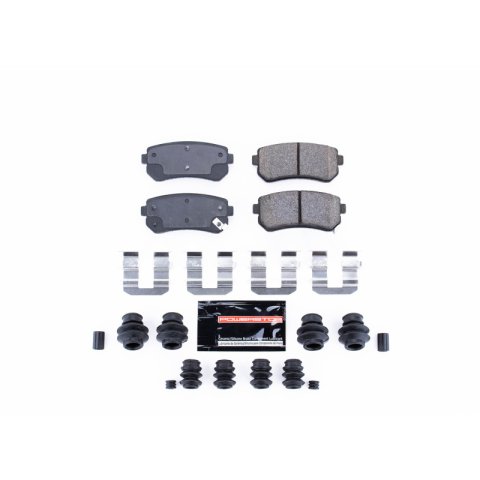 Power Stop 06-08 Hyundai Accent Rear Z23 Evolution Sport Brake Pads w/Hardware thumbnail 1