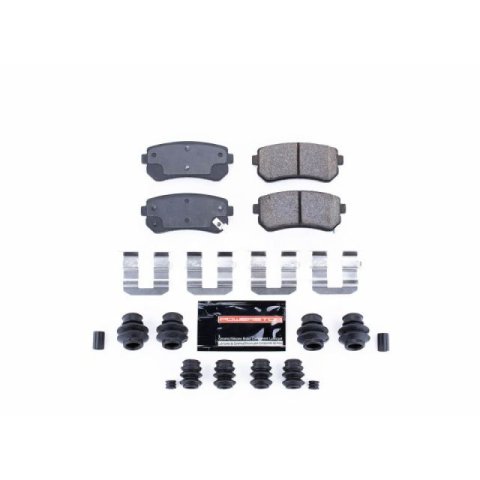 Power Stop 06-08 Hyundai Accent Rear Z23 Evolution Sport Brake Pads w/Hardware thumbnail 2