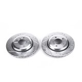 Power Stop 01-06 BMW 330Ci Rear Evolution Drilled & Slotted Rotors - Pair thumbnail 2