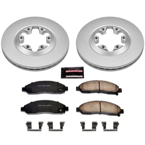 Power Stop 04-08 Chevrolet Colorado Front Z17 Evolution Geomet Coated Brake Kit thumbnail 1