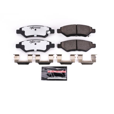 Power Stop 08-14 Cadillac CTS Rear Z26 Extreme Street Brake Pads w/Hardware thumbnail 1