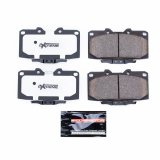 Power Stop 89-96 Nissan 300ZX Front Z26 Extreme Street Brake Pads w/Hardware thumbnail 2