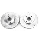 Power Stop 2016 Scion iA Front Evolution Drilled & Slotted Rotors - Pair thumbnail 1