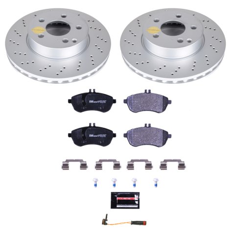 Power Stop 2015 Mercedes-Benz C250 Front Euro-Stop Brake Kit thumbnail 1