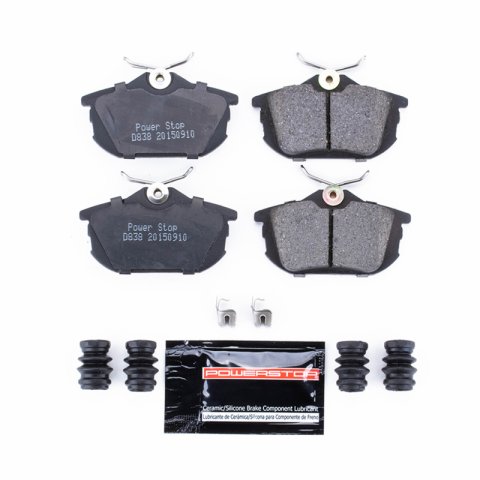 Power Stop 00-04 Volvo S40 Rear Z23 Evolution Sport Brake Pads w/Hardware thumbnail 1
