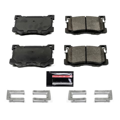 Power Stop 17-19 Genesis G80 Front Z23 Evolution Sport Brake Pads w/Hardware thumbnail 1
