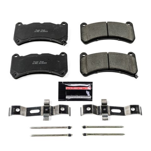 Power Stop 13-14 Ford Mustang Front Z23 Evolution Sport Brake Pads w/Hardware thumbnail 1