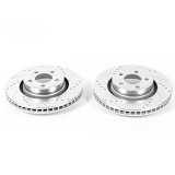 Power Stop 15-19 Ford Mustang Front Evolution Drilled & Slotted Rotors - Pair thumbnail 1