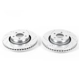 Power Stop 15-19 Ford Mustang Front Evolution Drilled & Slotted Rotors - Pair thumbnail 2