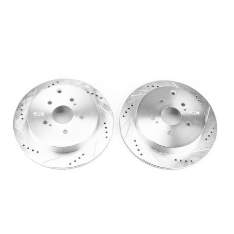 Power Stop 09-13 Suzuki Grand Vitara Rear Evolution Drilled & Slotted Rotors - Pair thumbnail 1