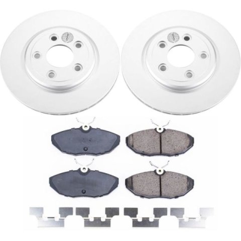Power Stop 2005 Jaguar Vanden Plas Rear Z17 Evolution Geomet Coated Brake Kit thumbnail 1