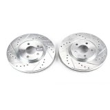 Power Stop 03-09 Chrysler PT Cruiser Front Evolution Drilled & Slotted Rotors - Pair thumbnail 1