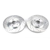 Power Stop 03-09 Chrysler PT Cruiser Front Evolution Drilled & Slotted Rotors - Pair thumbnail 2