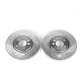 Power Stop 99-10 Volkswagen Beetle Front Evolution Drilled & Slotted Rotors - Pair thumbnail 1
