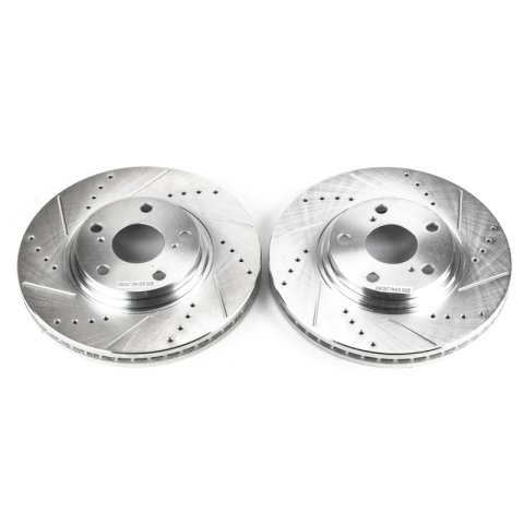 Power Stop 2003 Lexus ES300 Front Evolution Drilled & Slotted Rotors - Pair thumbnail 1
