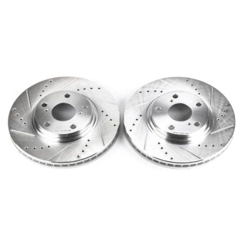 Power Stop 2003 Lexus ES300 Front Evolution Drilled & Slotted Rotors - Pair thumbnail 2