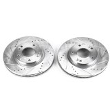Power Stop 01-05 Hyundai Santa Fe Front Evolution Drilled & Slotted Rotors - Pair thumbnail 1