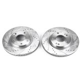 Power Stop 01-05 Hyundai Santa Fe Front Evolution Drilled & Slotted Rotors - Pair thumbnail 2
