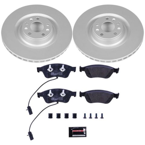 Power Stop 09-11 Audi A6 Quattro Front Euro-Stop Brake Kit thumbnail 1