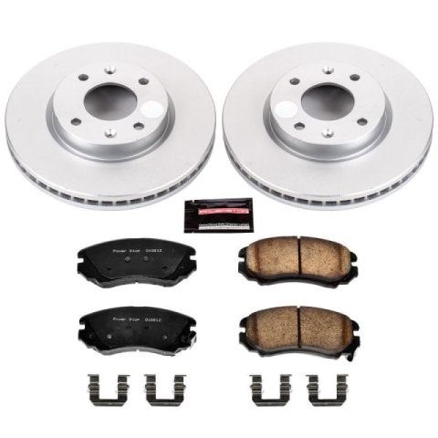 Power Stop 03-05 Hyundai Sonata Front Z17 Evolution Geomet Coated Brake Kit thumbnail 1