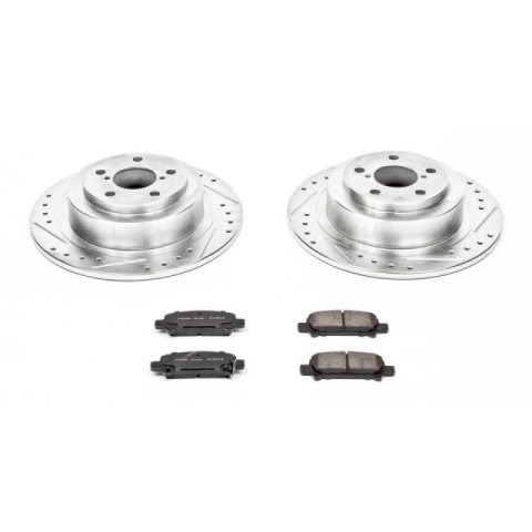 Power Stop 03-06 Subaru Baja Rear Z23 Evolution Sport Brake Kit thumbnail 1