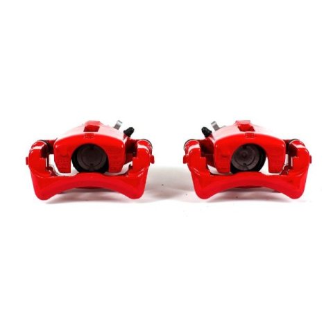 Power Stop 02-05 Ford Thunderbird Rear Red Calipers w/Brackets - Pair thumbnail 1